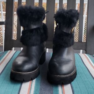 Rudsak black ankle boots, size 7